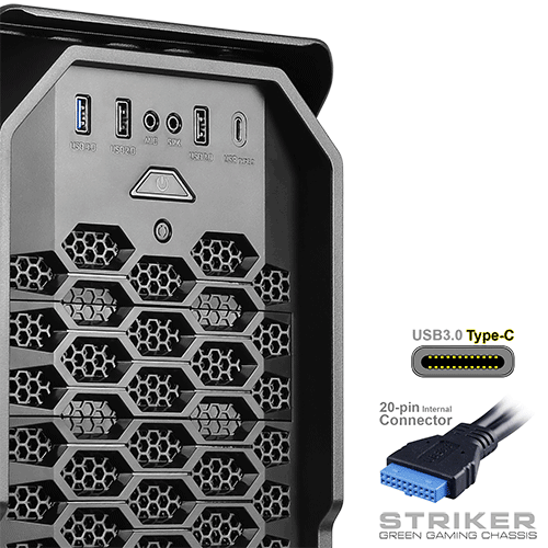 یو اس بی تایپ سی USB3.0 Type-C کیس استرایکر