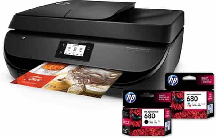 خرید اینترنتی پرینتر چندکاره جوهرافشار اچ پی مدل DeskJet Ink Advantage 4675