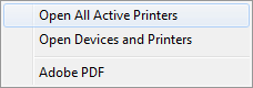 برای حذف یک برنامه از صف چاپ کدام گزینه استفاده می شود؟