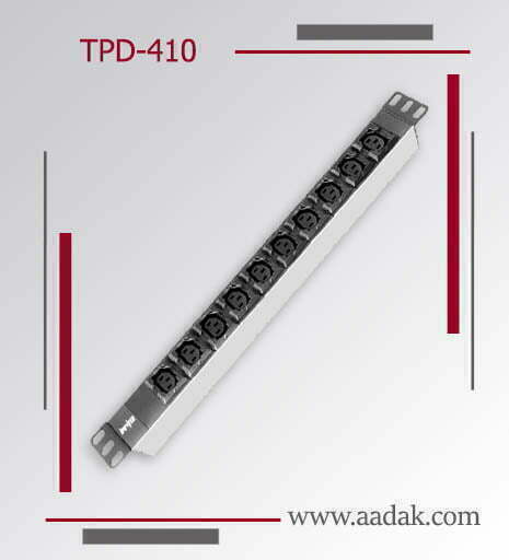Modular PDU IEC320 – C - 13 - 10 Outlets - TPD – 410